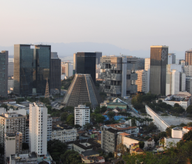 Vista panoramica do Centro do Rio de Janeiro